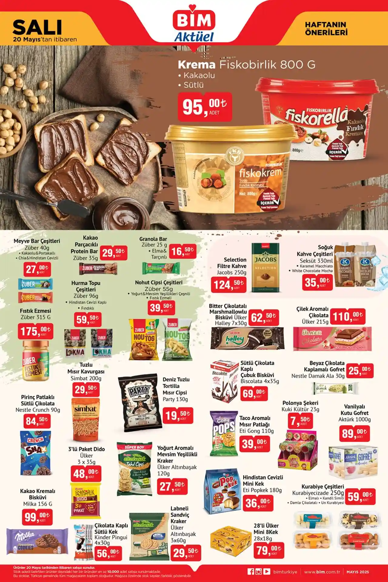 BİM 20 Mayıs 2025 Aktüel Ürünler Kataloğu