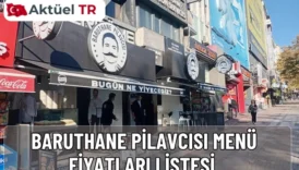 Baruthane Pilavcısı’nın 2025 ve 2026 güncel menüsünü keşfedin. Pilav, kuru fasulye, tavuk ve tatlı fiyatlarıyla birlikte tam liste burada!