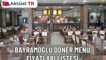 Bayramoğlu Döner 2025 ve 2026 fiyat karşılaştırması. Et döner, tatlı ve içecek menüsünün güncel fiyatlarını keşfedin.