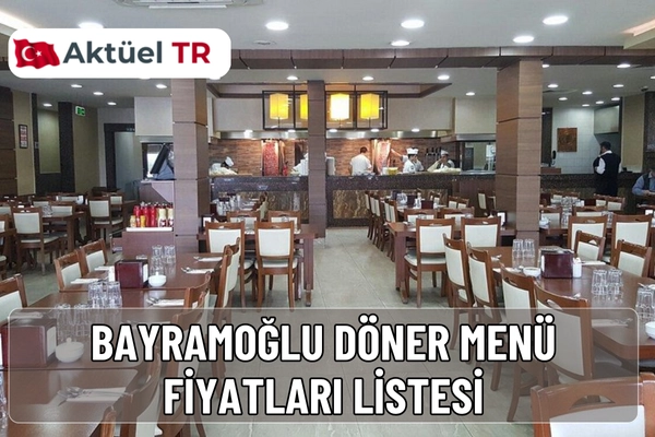 Bayramoğlu Döner 2025 ve 2026 fiyat karşılaştırması. Et döner, tatlı ve içecek menüsünün güncel fiyatlarını keşfedin.