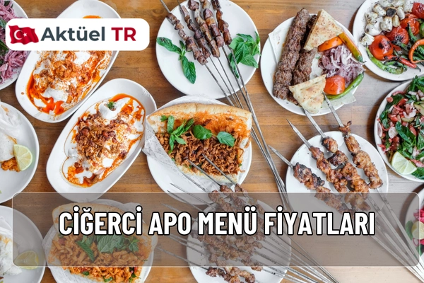 Ciğerci Apo menü fiyatları 2025: Ciğer şiş, kebap, tavuk ve meze çeşitleriyle Mersin mutfağının lezzetleri. İstanbul, Ankara, İzmir şubeleriyle güncel fiyat listesi.