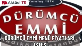 Durumcu Emmi’nin 2025 ve 2026 güncel menü fiyatlarını keşfedin — Adana, Urfa, lahmacun ve tatlılarıyla İstanbul’un en lezzetli dürüm durağı.