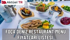 Foça Deniz Restaurant 2025-2026 menü fiyatları belli oldu! Izgara, tava, meze ve salata çeşitlerinin güncel ve tahmini 2026 fiyat listesi bu sayfada.