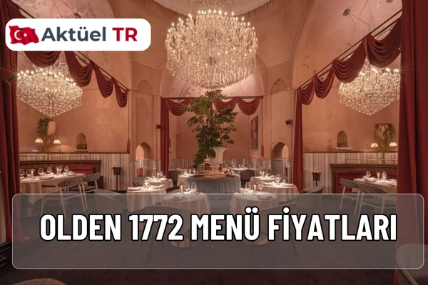 Olden 1772 2025 menü fiyatları ve 2026 tahmini liste! Osmanlı mutfağından modern lezzetlere, fine dining atmosferiyle İstanbul’un en özel restoranı.