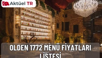 Olden 1772’nin 2026 menü fiyatları açıklandı! Kahvaltı, ana yemek, tatlı ve içeceklerin güncel fiyat listesini hemen inceleyin.