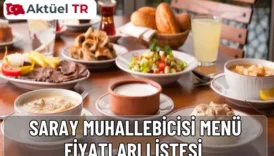 Saray Muhallebicisi 2025 ve 2026 güncel menü fiyatlarını keşfedin. Tatlılar, kahvaltılar, kebaplar ve sütlü lezzetlerle nostaljik bir İstanbul yolculuğu.
