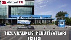 Tuzla Balıkçısı 2026 menüsünde balık, meze, salata, içecek ve tatlı fiyatlarını öğrenin. 2025 ve 2026 fiyatlarını karşılaştırmalı görün.