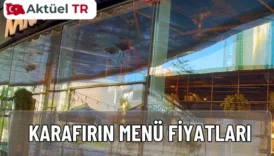 Karafırın menü fiyatları 2025 güncel listesi: Kahvaltılık, poğaça, açma, tost, pasta ve kurabiye fiyatları. Tüm Karafırın menü detayları burada.